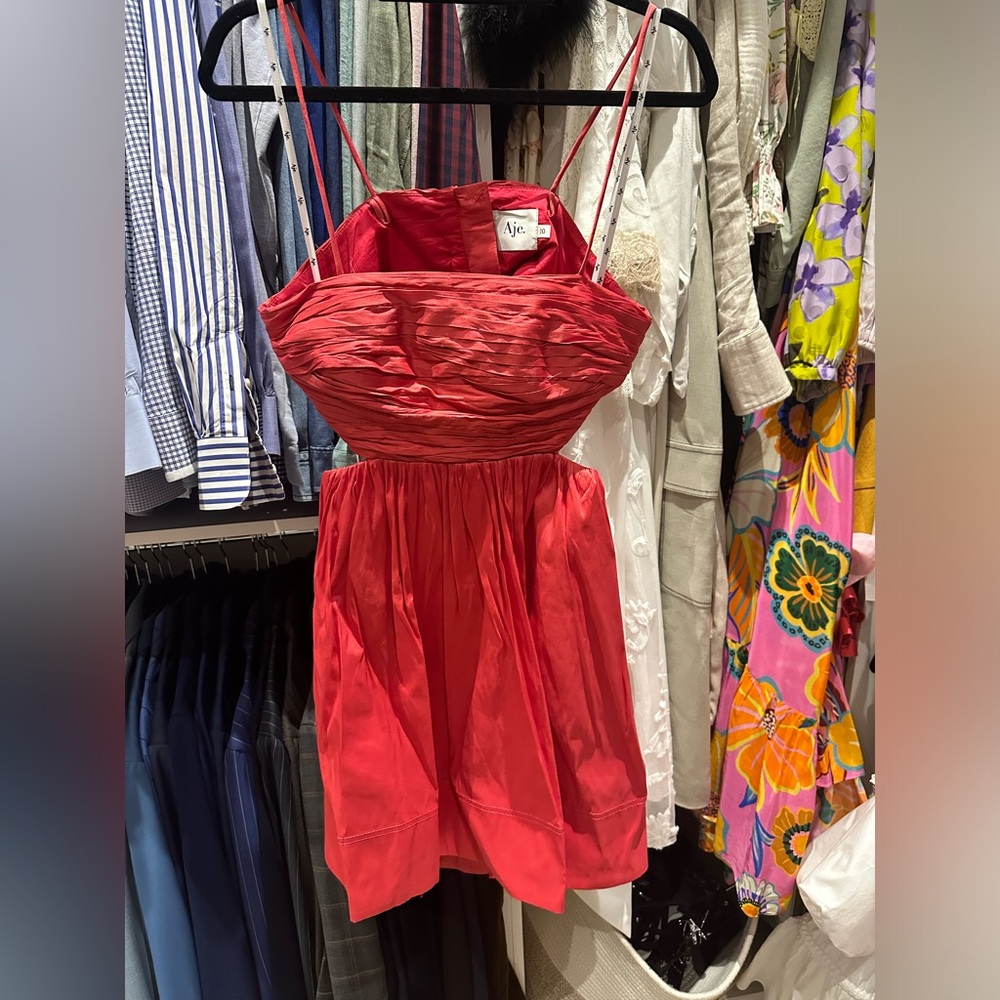 Aje pink dress sz 10